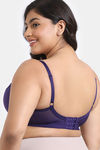Zivame True Curv Beautiful Basics Double Layered Wired 3/4th Coverage Minimiser Bra - Parachute Purple — thumbnail 2
